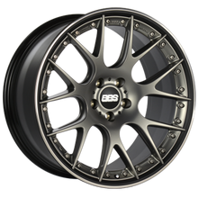 Load image into Gallery viewer, BBS CH-RII 20x9 5x112 ET30 CB66.5 Satin Platinum Center Black Lip Stainless Steel Rim Prot Wheel