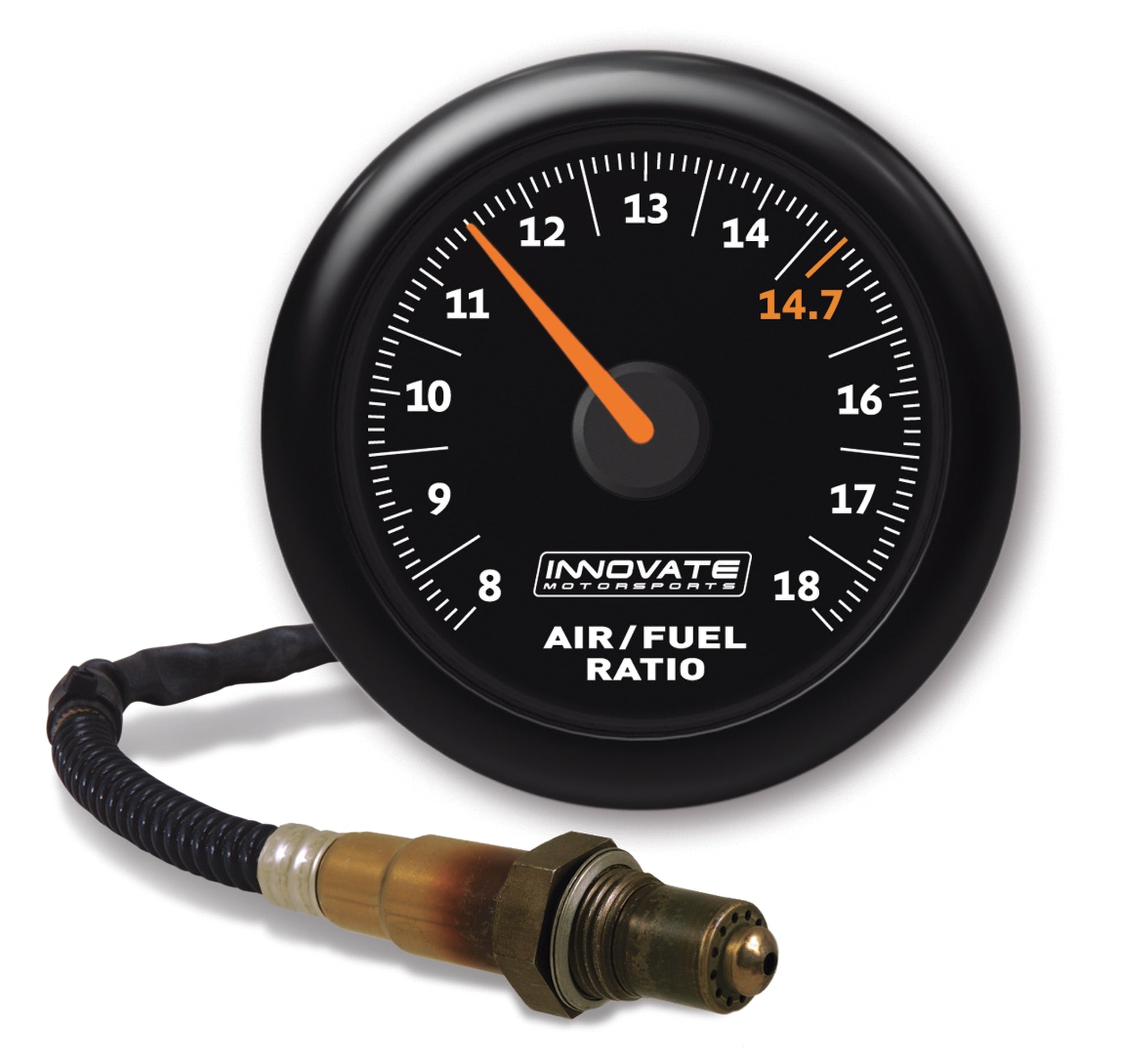 Innovate MTX-AL Analog Air/Fuel Ratio Gauge Kit - Black Dial - eliteracefab.com