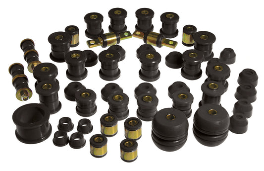 Prothane Total Vehicle Suspension Bushing Kit for 1990–1993 Acura Integra w/o Rear Upper C-Arm Bushings, Black – 8-2004-BL