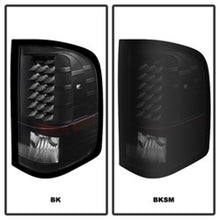 Load image into Gallery viewer, Xtune Chevy Silverado 07-13 LED Tail Lights Black Smoke ALT-JH-CS07-LED-BKSM - eliteracefab.com