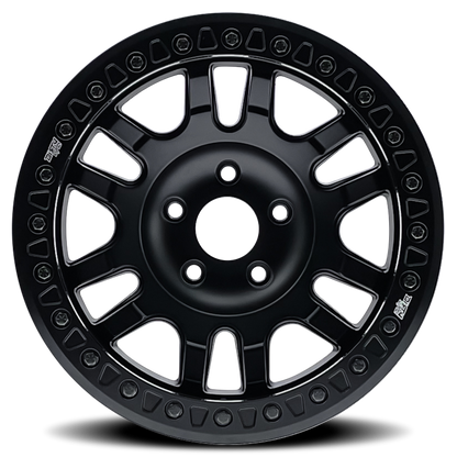 Dirty Life 9314 Canyon Race 17x9 / 5x127 BP / -12mm Offset / 71.5mm Hub Matte Black Wheel Dirty Life