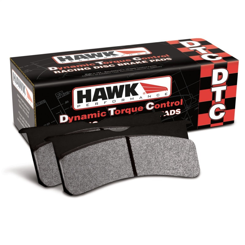 Hawk Ferro-Carbon Black Powder Coat DTC-70 Motorsports Brake Pads - 12.446mm Thickness - eliteracefab.com