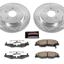 Load image into Gallery viewer, Power Stop 04-09 Cadillac XLR Rear Z26 Street Warrior Brake Kit - eliteracefab.com