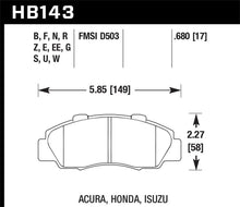 Load image into Gallery viewer, Hawk Performance ER-1 Front Brake Pads - HB143D.680