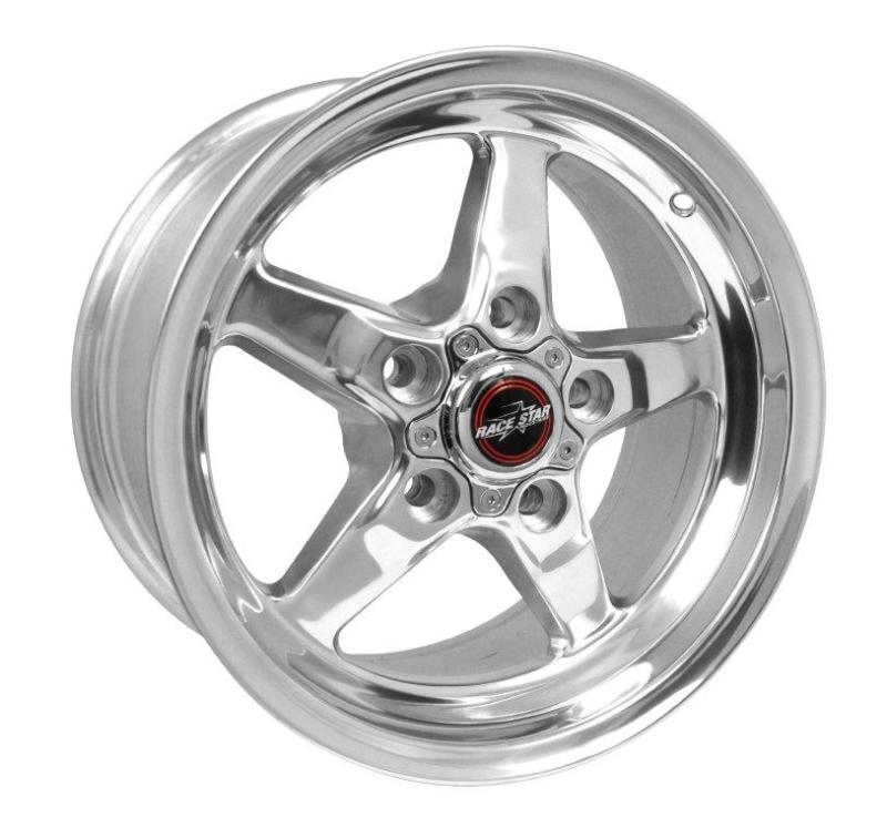 Race Star 92 Drag Star 15x8.00 5x4.50bc 5.25bs Direct Drill Polished Wheel - eliteracefab.com