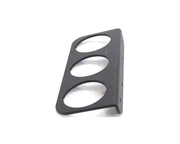 AutoMeter GAUGE MOUNTING PANEL; TRIPLE; 2 1/16in.; BLACK; ALUMINUM AutoMeter