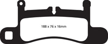 Load image into Gallery viewer, EBC 12-15 Porsche 911 (991) (Cast Iron Rotor only) 3.4 Carrera Yellowstuff Rear Brake Pads - eliteracefab.com