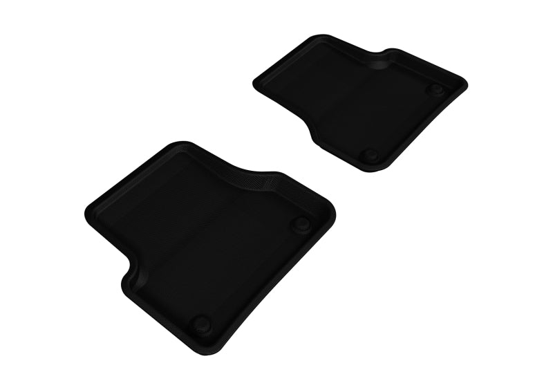 3D MAXpider L1AD02221509 2012-2018 Audi A6/A7/S6/S7/RS7 Kagu 2nd Row Floormats - Black