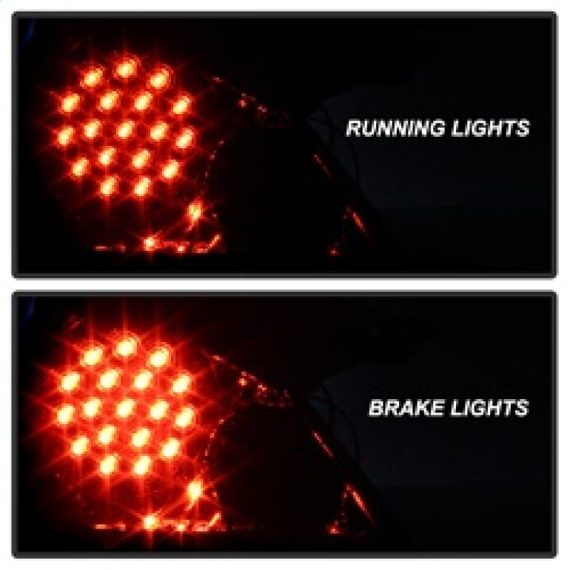 Spyder Nissan 350Z 03-05 LED Tail Lights Smoke ALT-YD-N350Z02-LED-SM - eliteracefab.com