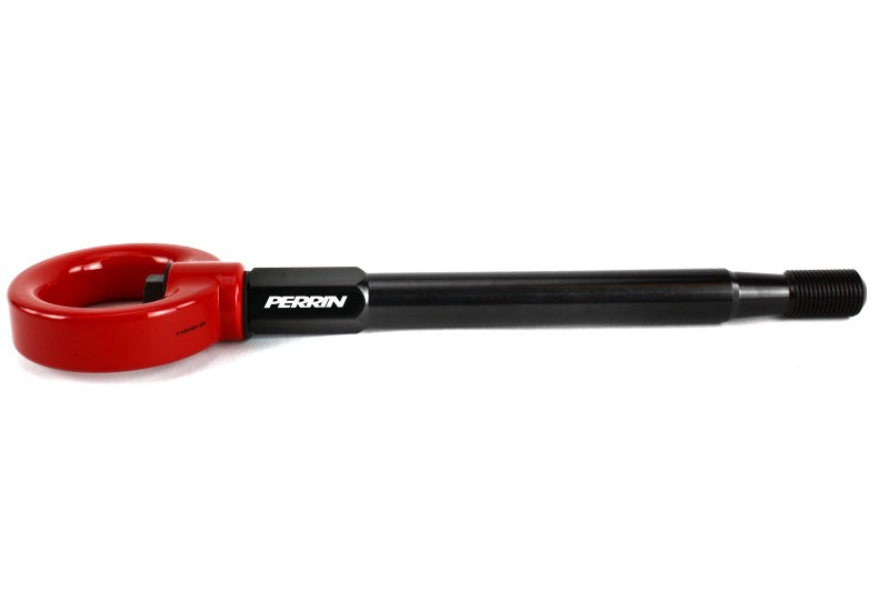 Perrin 08-14 Subaru WRX/STI Tow Hook Kit (Front) - Red - eliteracefab.com