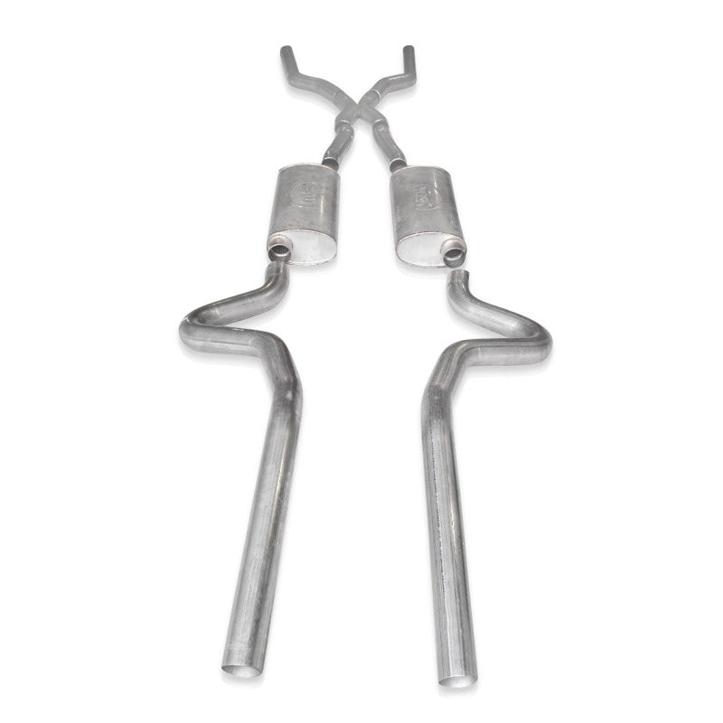 Stainless Works Chevy Chevelle LS1 Hot Rod 1968-72 Exhaust 3in Stainless Turbo Mufflers Stainless Works
