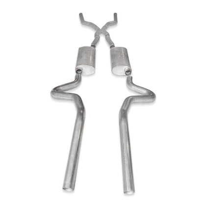 Stainless Works Chevy Chevelle LS1 Hot Rod 1968-72 Exhaust 3in Stainless Turbo Mufflers Stainless Works