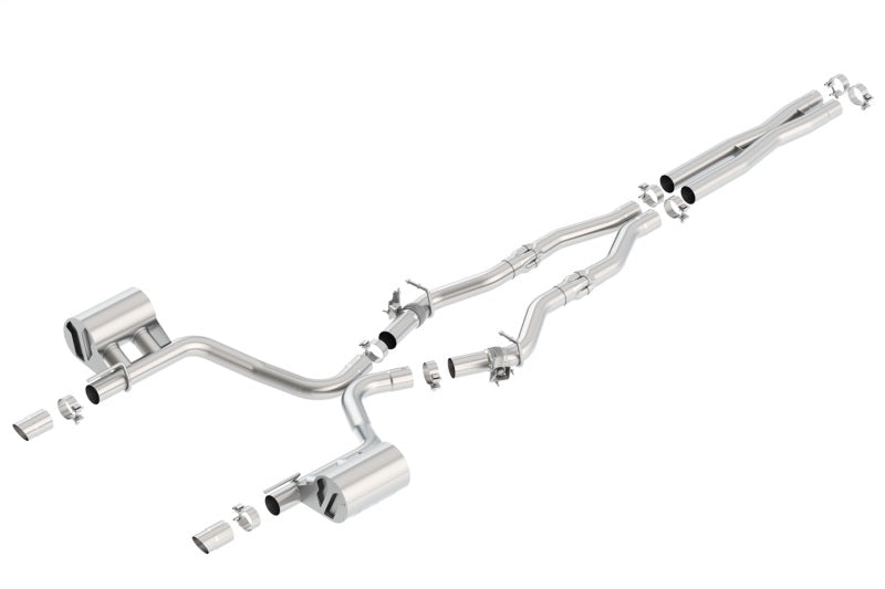 Borla 2017 Dodge Charger R/T 5.7L ATAK Catback Exhaust w/o Tips (w/MDS Valves ONLY) - eliteracefab.com