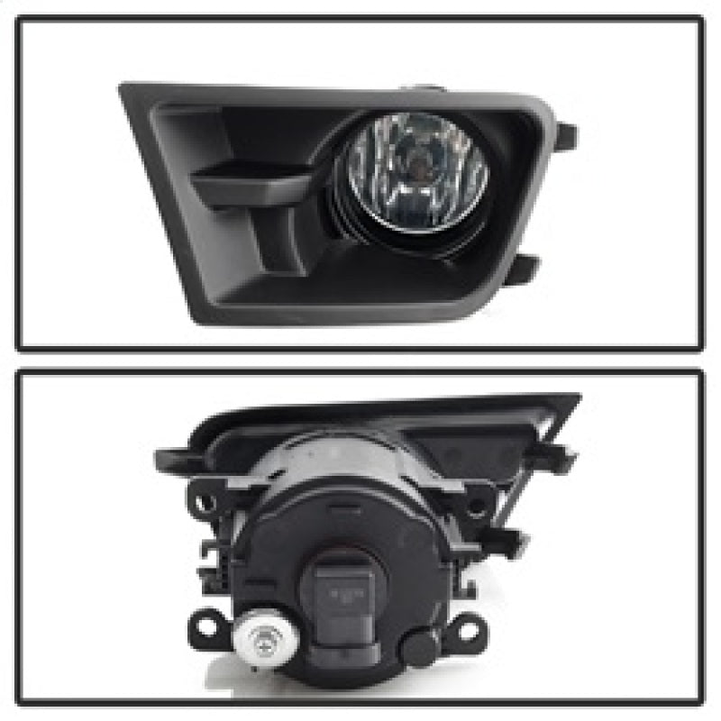 Spyder Ford Mustang 10-12 OEM Fog Light W/Universal Switch- Clear FL-FM2015-C - eliteracefab.com