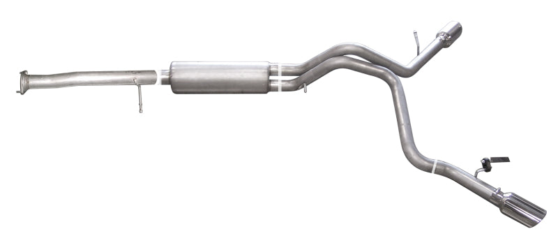 Gibson 07-10 Cadillac Escalade ESV Base 6.2L 2.5in Cat-Back Dual Extreme Exhaust - Aluminized - eliteracefab.com