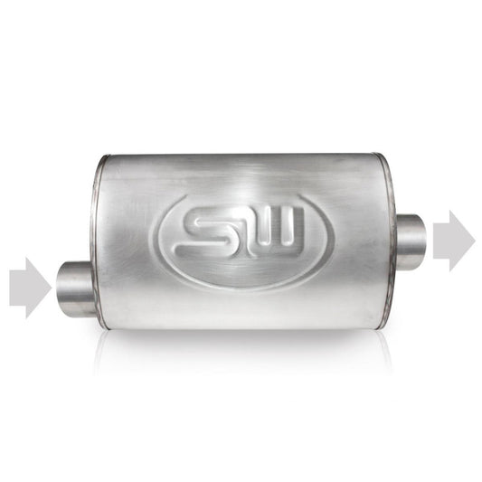 Stainless Works 3in ID OFFSET INLET/ 3in OD CENTER OUTLET 5inX9in Stainless Works
