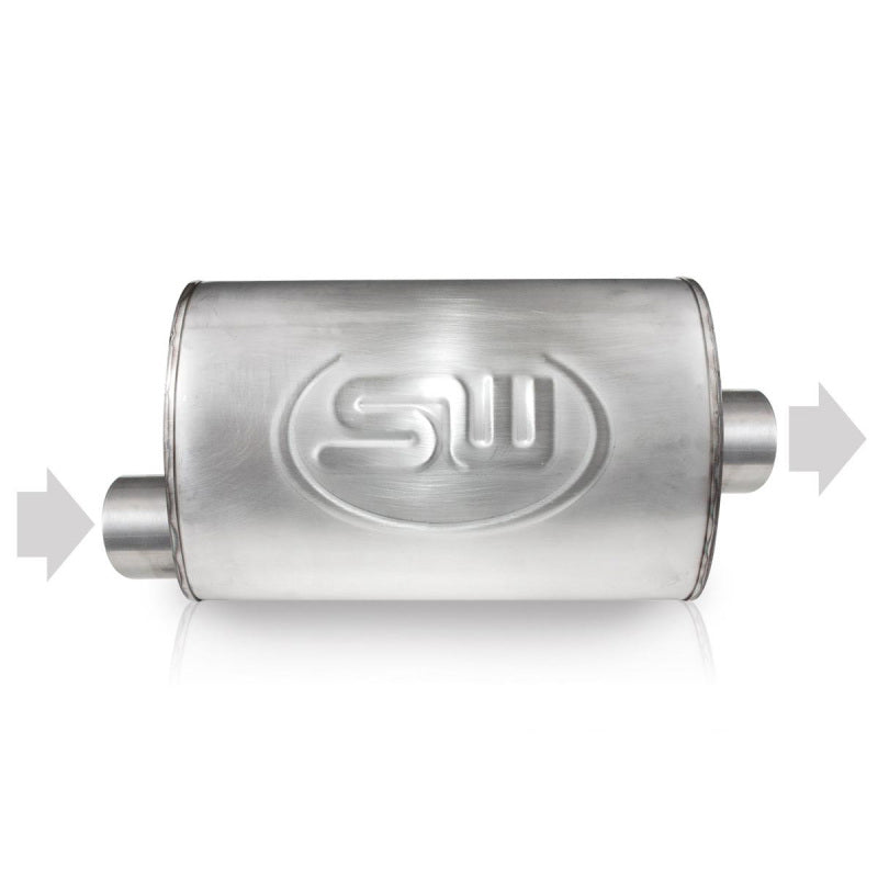 Stainless Works 2.5in ID OFFSET INLET/ 2.5in OD CENTER OUTLET 5inX9in Stainless Works