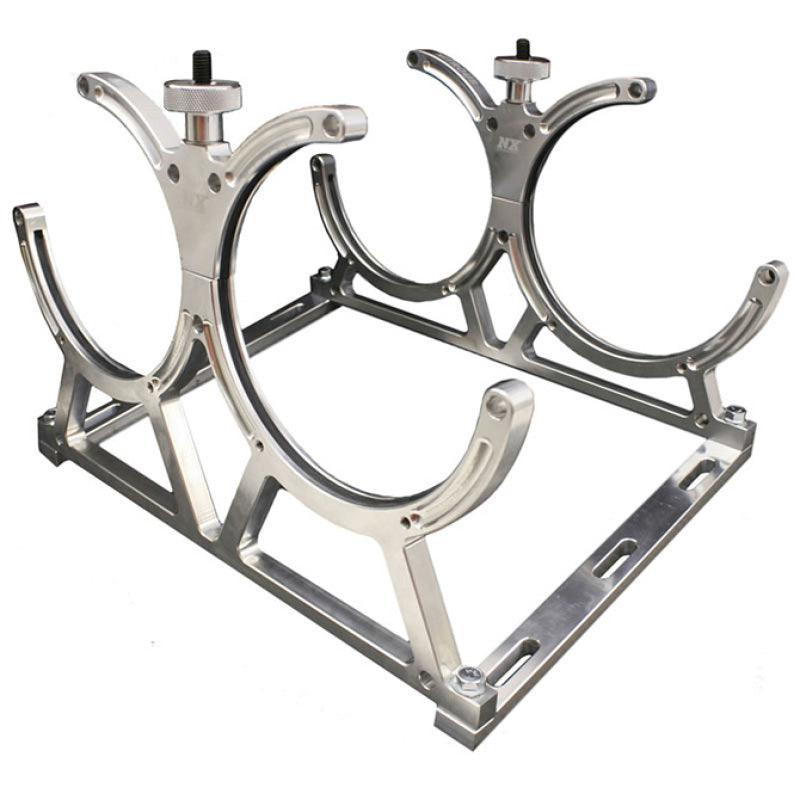 Nitrous Express Billet Bracket for Dual 10 Or 15lb N2O Bottle Incl Floor Mounts - eliteracefab.com