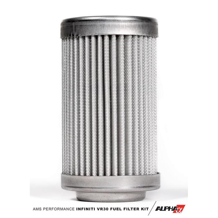 AMS Red Alpha Fuel Filter Kit | 2016-2021 Infiniti Q50/Q60 3.0T (Standalone / No AMS Flex Fuel Kit) - eliteracefab.com