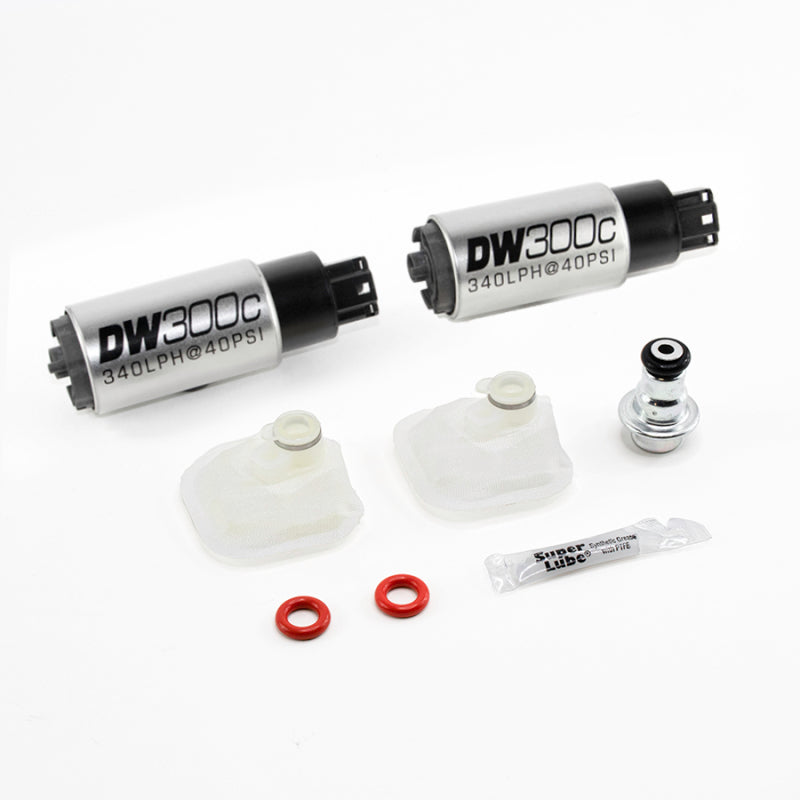 DeatschWerks 09-15 Cadillac CTS-V DW300c (2) 340 LPH In-Tank Fuel Pumps w/ Install Kit - eliteracefab.com