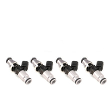 Load image into Gallery viewer, Injector Dynamics 2600-XDS Injectors - 60mm Length - 14mm Top - 14mm Bottom Adapter (Set of 4) - eliteracefab.com