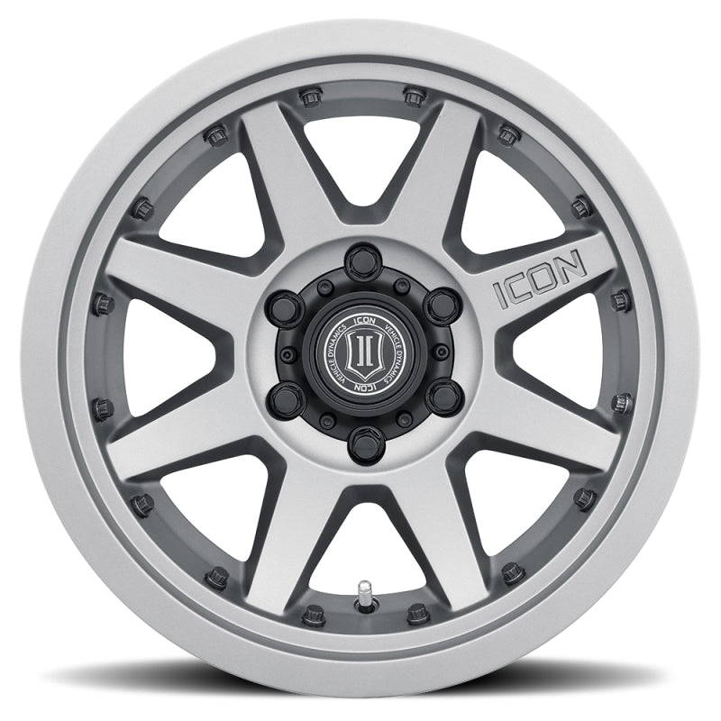 ICON Rebound Pro 17x8.5 5x5 -6mm Offset 4.5in BS 71.5mm Bore Titanium Wheel - eliteracefab.com