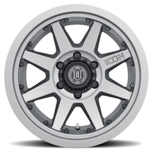 Load image into Gallery viewer, ICON Rebound Pro 17x8.5 6x135 6mm Offset 5in BS 87.1mm Bore Titanium Wheel - eliteracefab.com