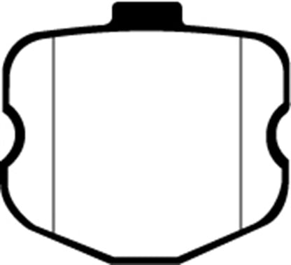 EBC 06-08 Chevrolet Corvette (C6) 7.0 (Z06) Yellowstuff Rear Brake Pads - eliteracefab.com