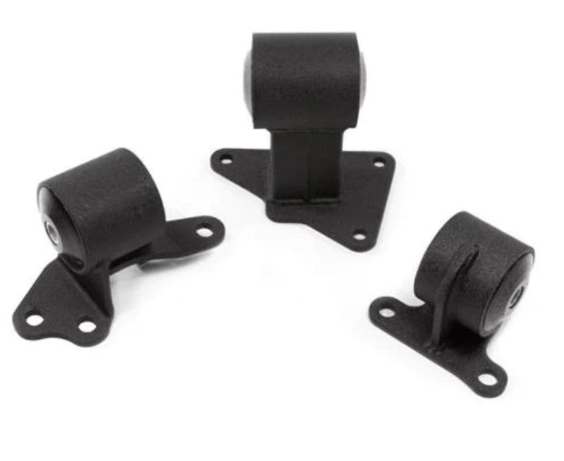 Innovative 90-93 Accord F-Series Black Steel Mounts 95A Bushings (Auto Trans)