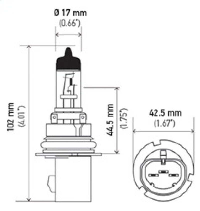 Hella Bulb 9007 12V 65/55W Xen Wht Xb (2) - H71071472