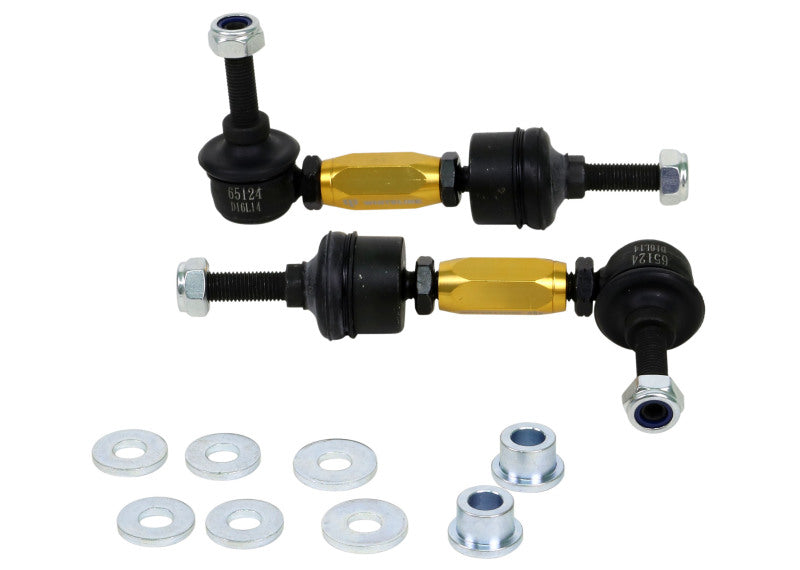 Whiteline 2012+ Ford Focus ST Rear Adjustable Heavy Duty Sway Bar Link Kit - eliteracefab.com