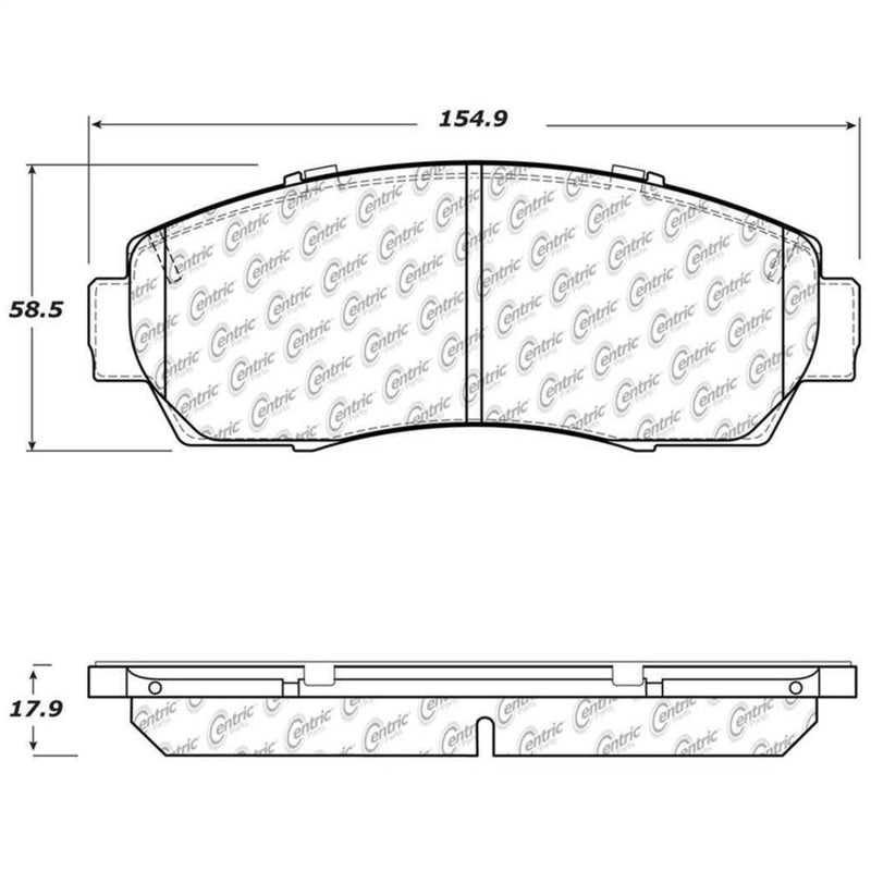 StopTech Street Touring 11-15 Honda Crosstour/Odyssey Front Brake Pads - eliteracefab.com