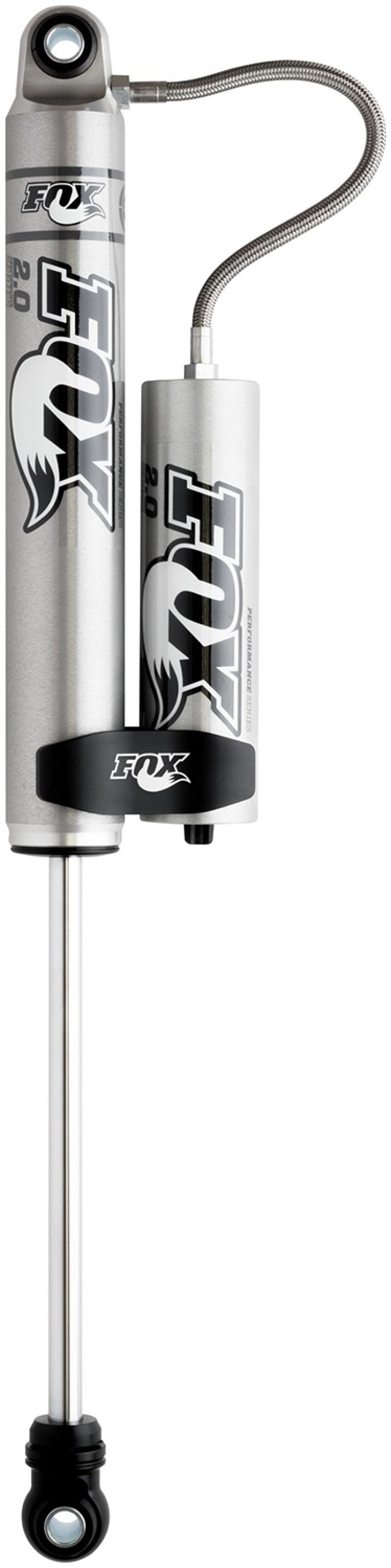 Fox 99+ Chevy HD 2.0 Performance Series 10.6in. Smooth Body Remote Res. Rear Shock / 0-1in. Lift - eliteracefab.com