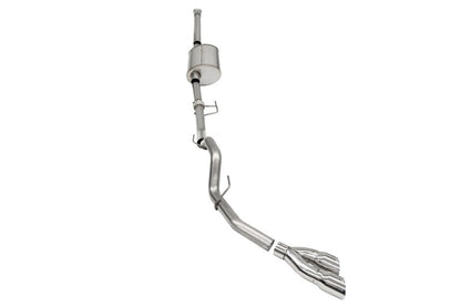 Corsa 2021-2022 Ford F-150 SuperCrew/6.5in Bed 3.5L V6 Sport Cat-Back Single Side Exit-Polished CORSA Performance