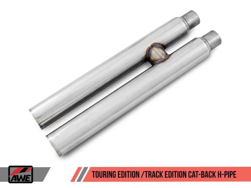 AWE Tuning S550 Mustang GT Cat-back Exhaust - Track Edition (Chrome Silver Tips) AWE Tuning