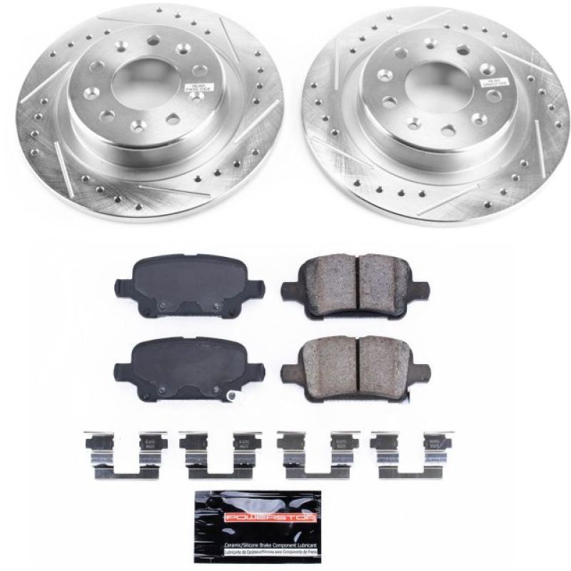 Power Stop 17-19 Buick LaCrosse Rear Z23 Evolution Sport Brake Kit - eliteracefab.com