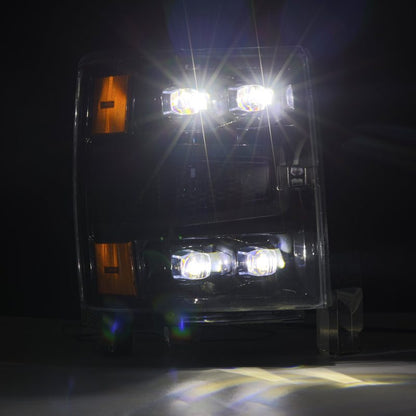 AlphaRex 880241 04-15 Chevy 1500 NOVA-Series LED Proj Headlights Alpha BL w/Activ Light/Seq Signal & SB DRL