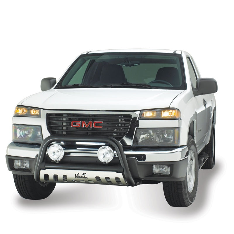 Westin 1999-2007 Chevy Silverado Classic 1500LD Ultimate Bull Bar - Black - eliteracefab.com