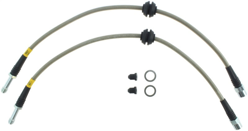 STOPTECH 09 AUDI A4 SEDAN / 08-10 A5-S5 FRONT STAINLESS STEEL BRAKE LINE KIT, 950.33016 - eliteracefab.com