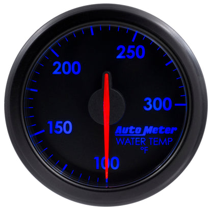 Autometer Airdrive 2-1/6in Water Temperature Gauge 100-300 Degrees F - Black 9154-T