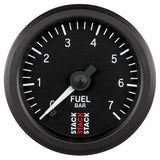 Autometer Stack 52mm 0-7 Bar M10 Male Pro Stepper Motor Fuel Pressure Gauge - Black