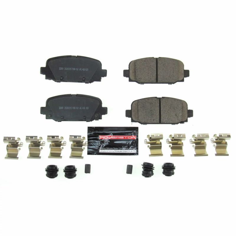 Power Stop 18-19 Jeep Compass Rear Z23 Evolution Sport Brake Pads w/Hardware - eliteracefab.com