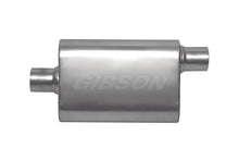 Load image into Gallery viewer, Gibson CFT Superflow Center/Offset Oval Muffler - 4x9x13in/2.25in Inlet/2.25in Outlet - Stainless Gibson