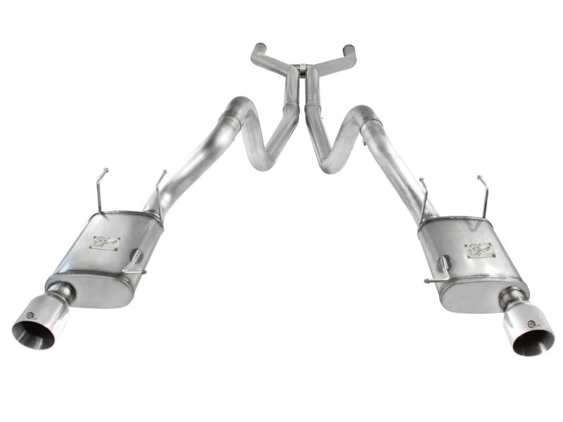 aFe MACHForce XP Cat-Back Exhaust 3in SS w/ Polished Tips 11-14 Ford Mustang GT V8 5.0L aFe