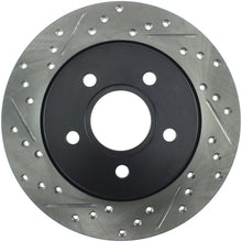 Load image into Gallery viewer, StopTech 12-15 Ford Focus w/ Rear Disc Brakes Rear Right Slotted &amp; Drilled Rotor - eliteracefab.com