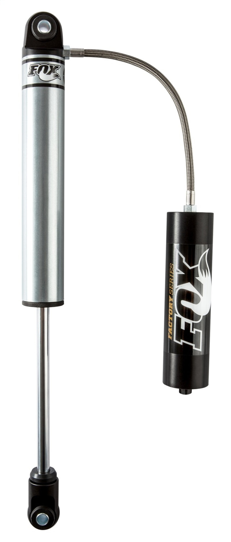 Fox 2.0 Factory Series 10in Smooth Bdy Remote Res. Shock w/Hrglss Eyelet/Cap 5/8in Shft (30/75)- Blk - eliteracefab.com