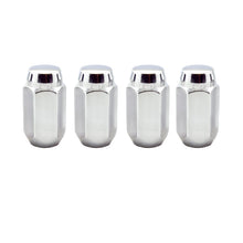 Load image into Gallery viewer, McGard Hex Lug Nut (Cone Seat) M14X1.5 / 22mm Hex / 1.635in. Length (4-Pack) - Chrome - eliteracefab.com