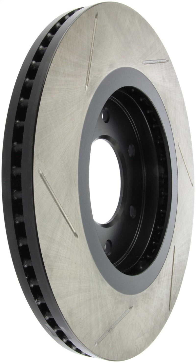 StopTech Power Slot 08-09 Infiniti QX4/QX56 / 07-09 Nissan Armada Left Front Slotted Rotor Stoptech