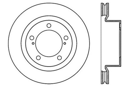 Stoptech 08-11/13-18 Toyota Land Cruiser Front Premium High Carbon Cryo Brake Rotor Stoptech