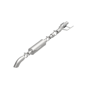 MagnaFlow Cat-Back, SS, 2.5/3in, Turn Down In Front Rear Tire 2015 Ford F150 2.7L V6T Ext Cab Magnaflow